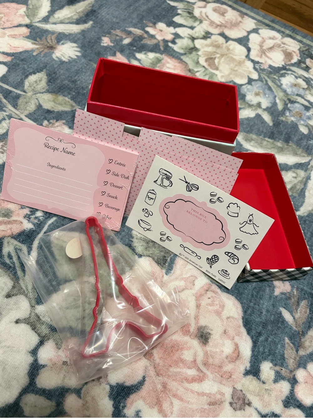 American Girl Recipe Card Baking Set